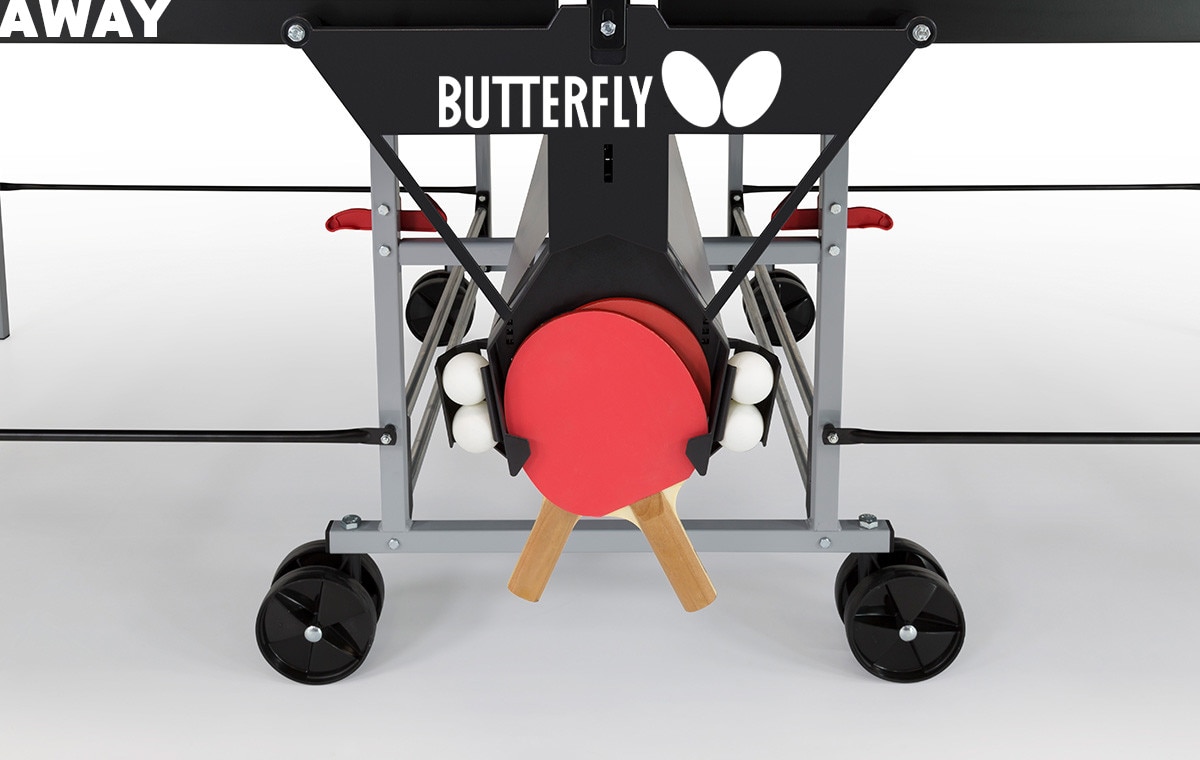 Butterfly Playback 19 Table: Racket and Ball Holder